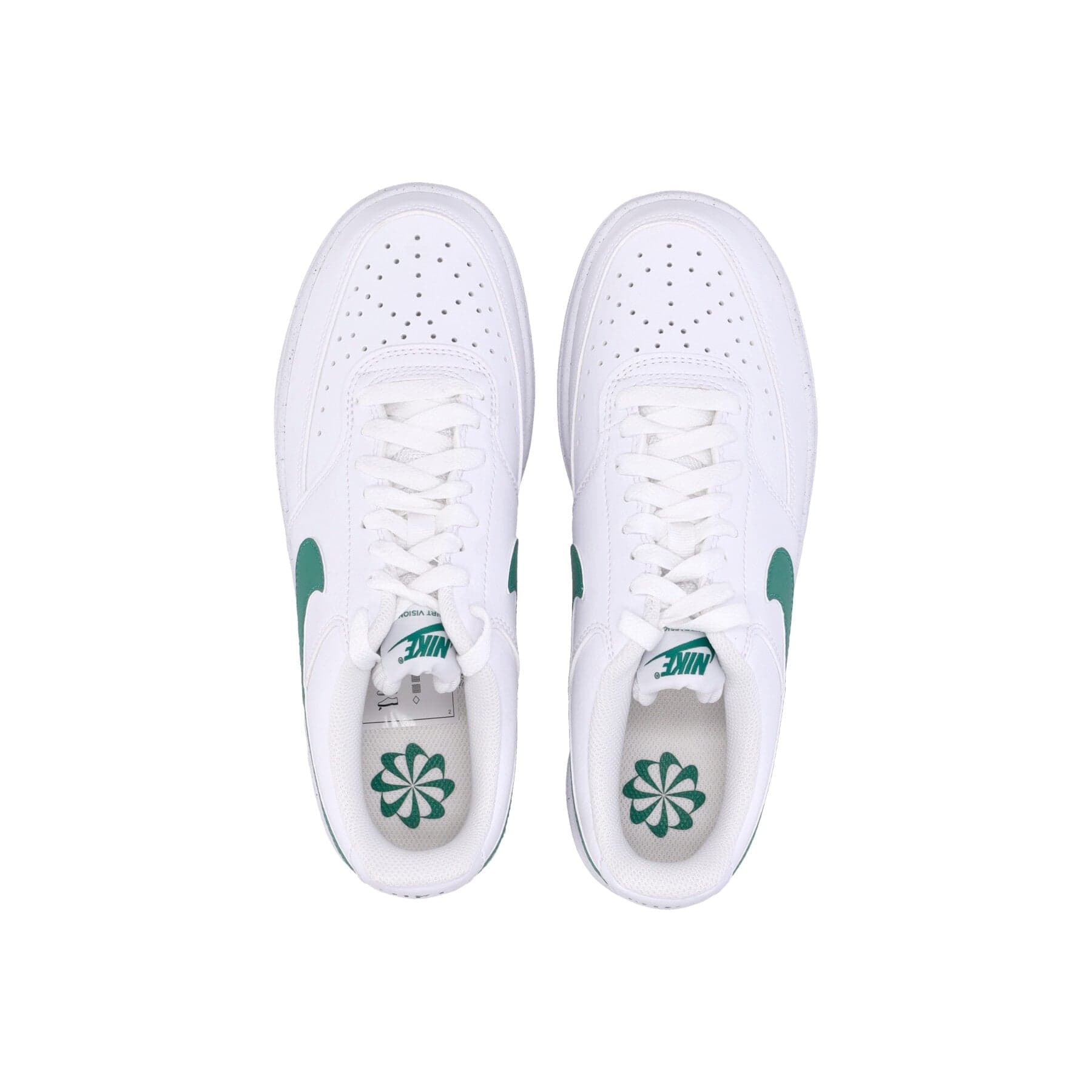 Nike Scarpa Bassa Uomo Court Vision Low Next Nature White/malachite/white da uomo in Sneaker casual Drestige - Casamassima, commercioVirtuoso.it