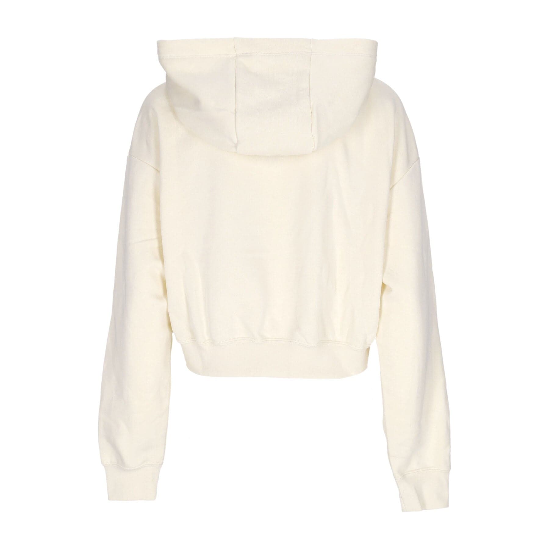 Nike Felpa Cappuccio Corta Donna W Sportswear Club Fleece Graphic Oversized Crop Hoodie Coconut Milk/black da donna in Felpe con cappuccio Drestige - Casamassima, commercioVirtuoso.it