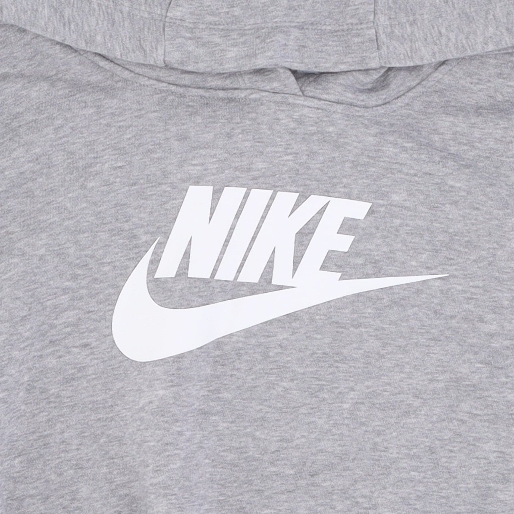Nike Felpa Cappuccio Corta Donna W Sportswear Club Fleece Graphic Oversized Crop Hoodie Dk Grey Heather/white da donna in Felpe con cappuccio Drestige - Casamassima, commercioVirtuoso.it