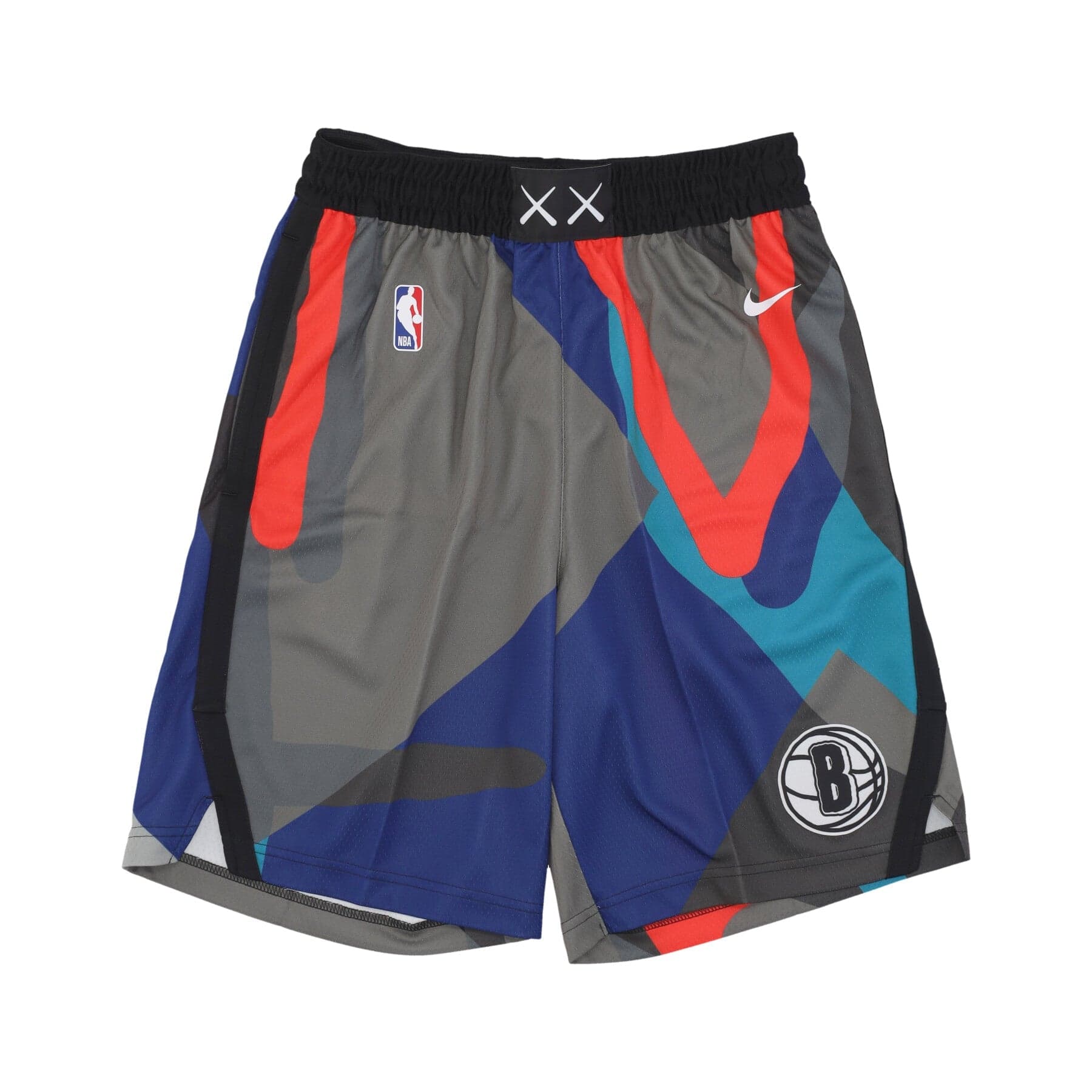 NIKE NBA Pantaloncino Basket Uomo Nba City Edition 2023/24 Swingman Short Bronet Black/white da uomo