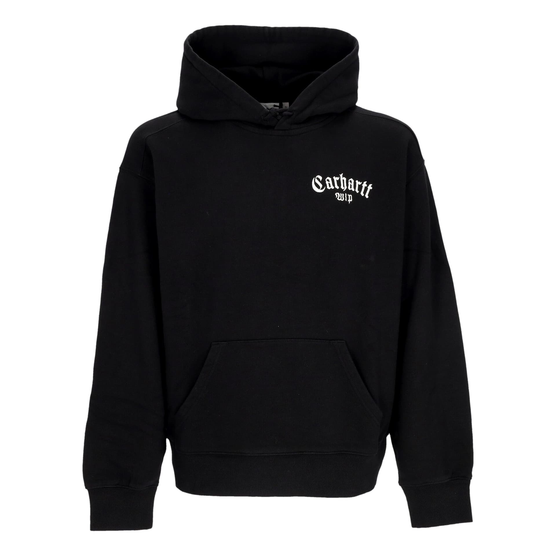 CARHARTT WIP Felpa Cappuccio Uomo Only Script Hooded Black/white da uomo in Felpe con cappuccio Drestige - Casamassima, commercioVirtuoso.it