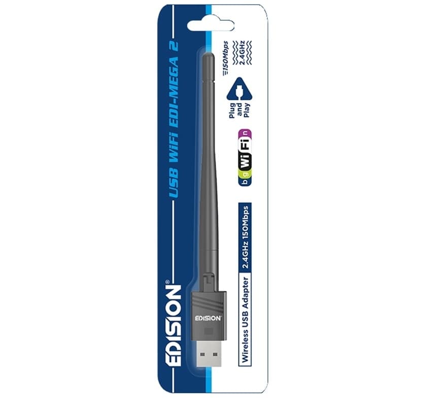 WIFI USB EDISION EDI-MEGA 2 150 Mbps in Adattatori USB wireless DFP Elettronica Store - Scafati, commercioVirtuoso.it