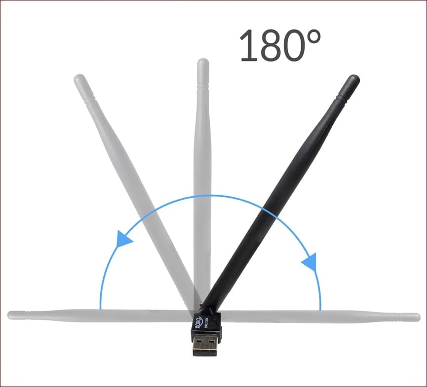 WIFI USB XORO HWL 155N 150 Mbps 5dBi in Adattatori USB wireless DFP Elettronica Store - Scafati, commercioVirtuoso.it