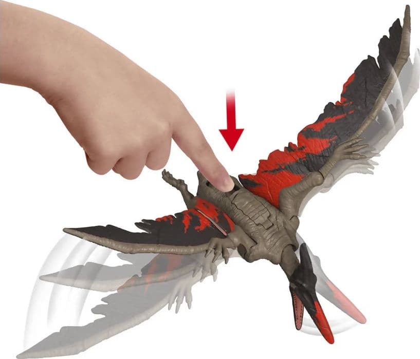 Action figure del dinosauro Pteranodon di Jurassic World Wild Roar in Animali Cartoleria Deja Vu - Crotone, commercioVirtuoso.it