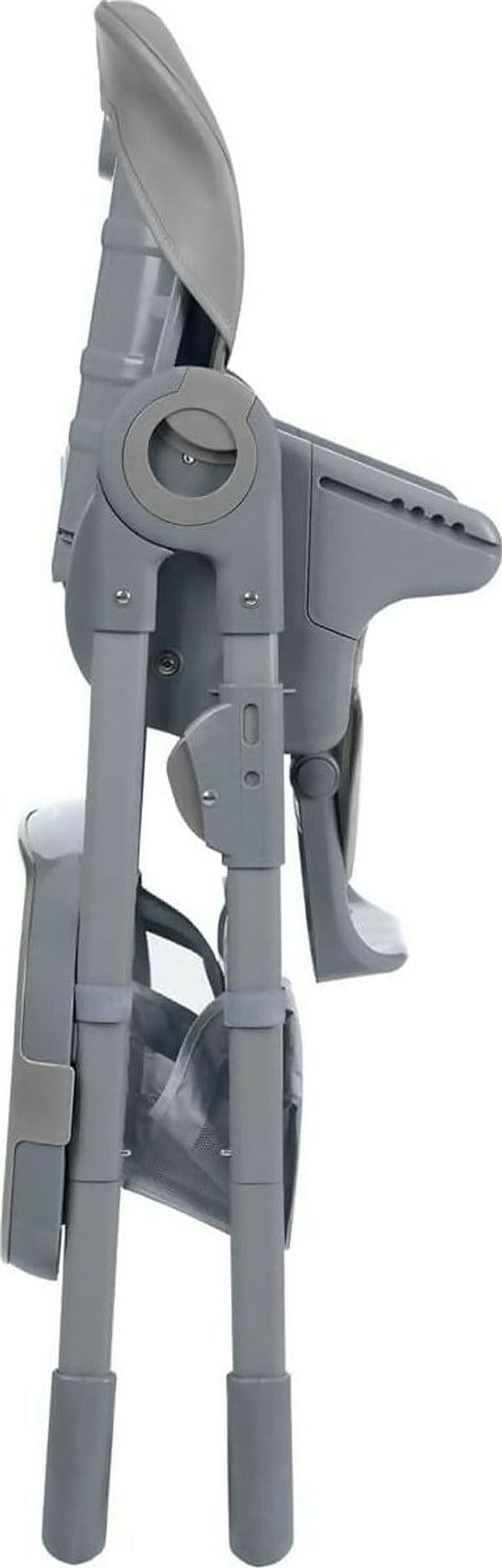 KIKKABOO Seggiolone COMFY+ , regolabile in altezza, con cinture, doppio vassoio, pieghevole, chiusura compatta, comodo, colore GREY, grigio in Seggioloni Sanitaria Gioia del Bimbo - Villa San Giovanni, commercioVirtuoso.it