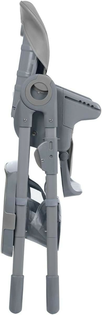 KIKKABOO Seggiolone COMFY+ , regolabile in altezza, con cinture, doppio vassoio, pieghevole, chiusura compatta, comodo, colore GREY, grigio in Seggioloni Sanitaria Gioia del Bimbo - Villa San Giovanni, commercioVirtuoso.it