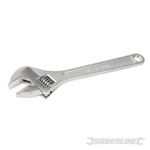 Chiavi regolabili a rullino in acciaio ingegneria meccanica Offerta Silverline - 10