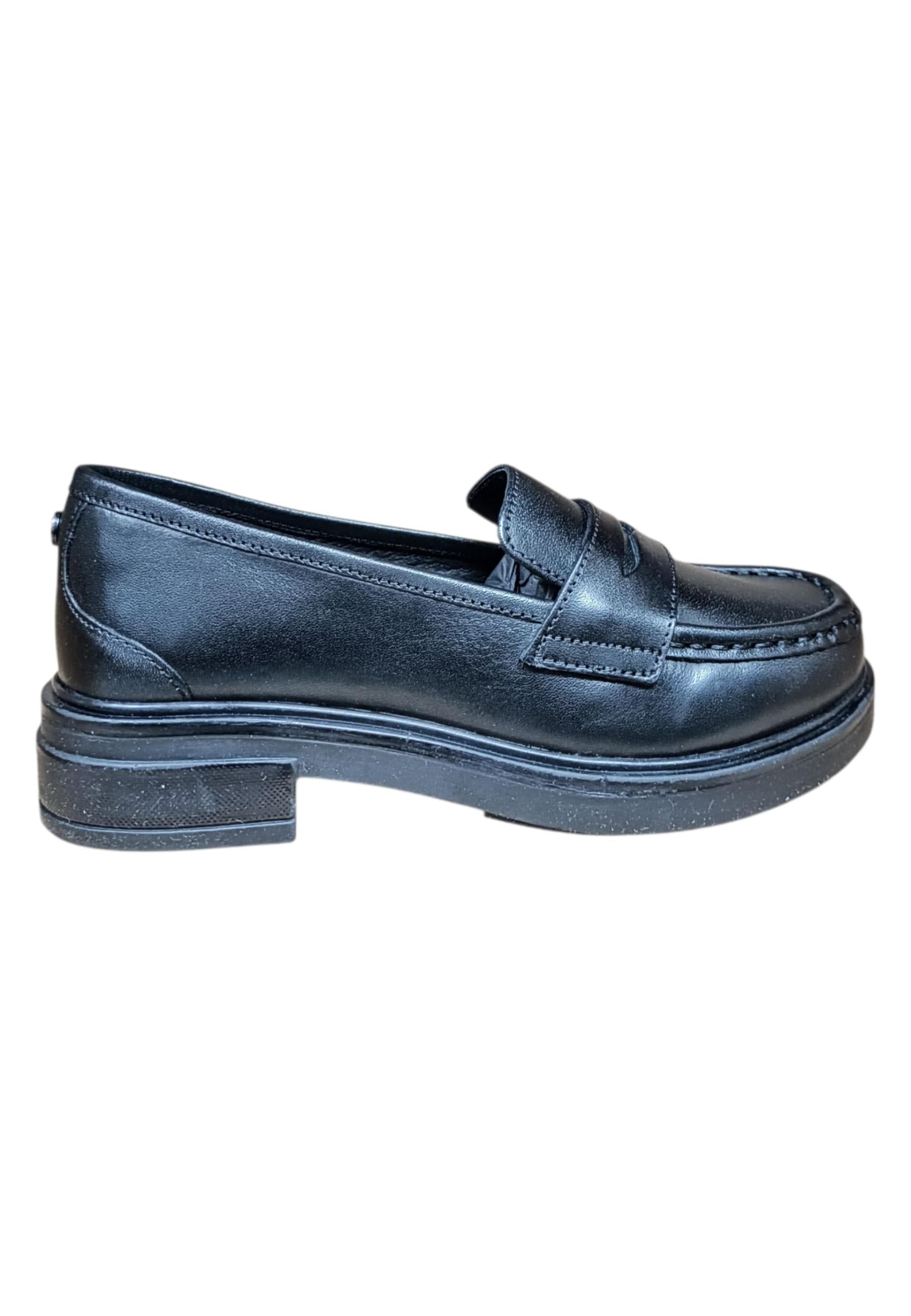Scarpe mocassino-college Bambine e ragazze GIOSEPPO RONNEBY nero elastico - 6