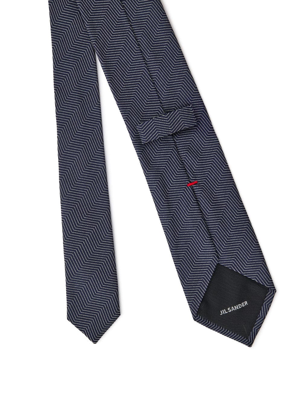 JIL SANDER Cravatta in Seta Blu 7 cm Jil Sander da uomo in Cravatte Drestige - Casamassima, commercioVirtuoso.it