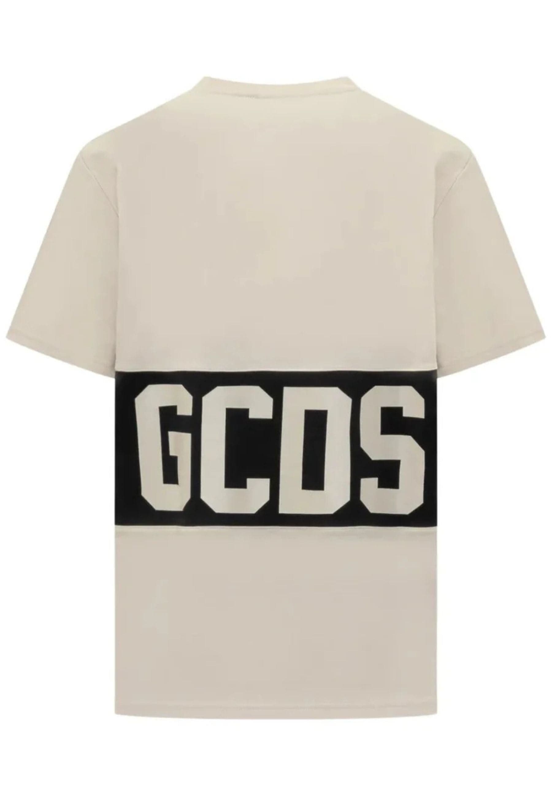GCDS T-SHIRT BAND LOGO REGULAR T-SHIRT da uomo in T-shirt Drestige - Casamassima, commercioVirtuoso.it