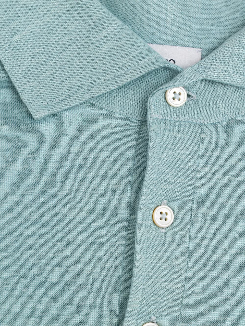 Gran Sasso Polo in Lino Azzurro da uomo in Polo Drestige - Casamassima, commercioVirtuoso.it