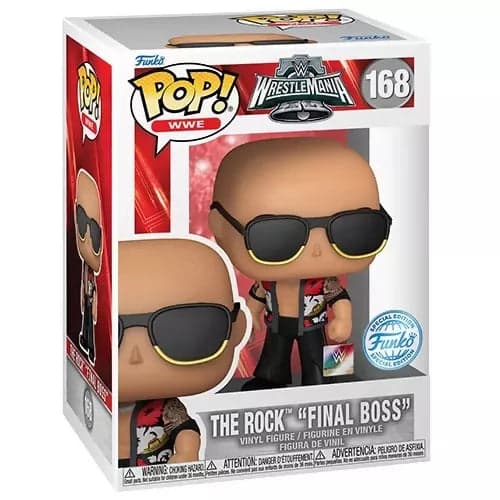 Funko Pop ! Wwe - (168) The Rock "Final Boss" in Animali Cartoleria Deja Vu - Crotone, commercioVirtuoso.it