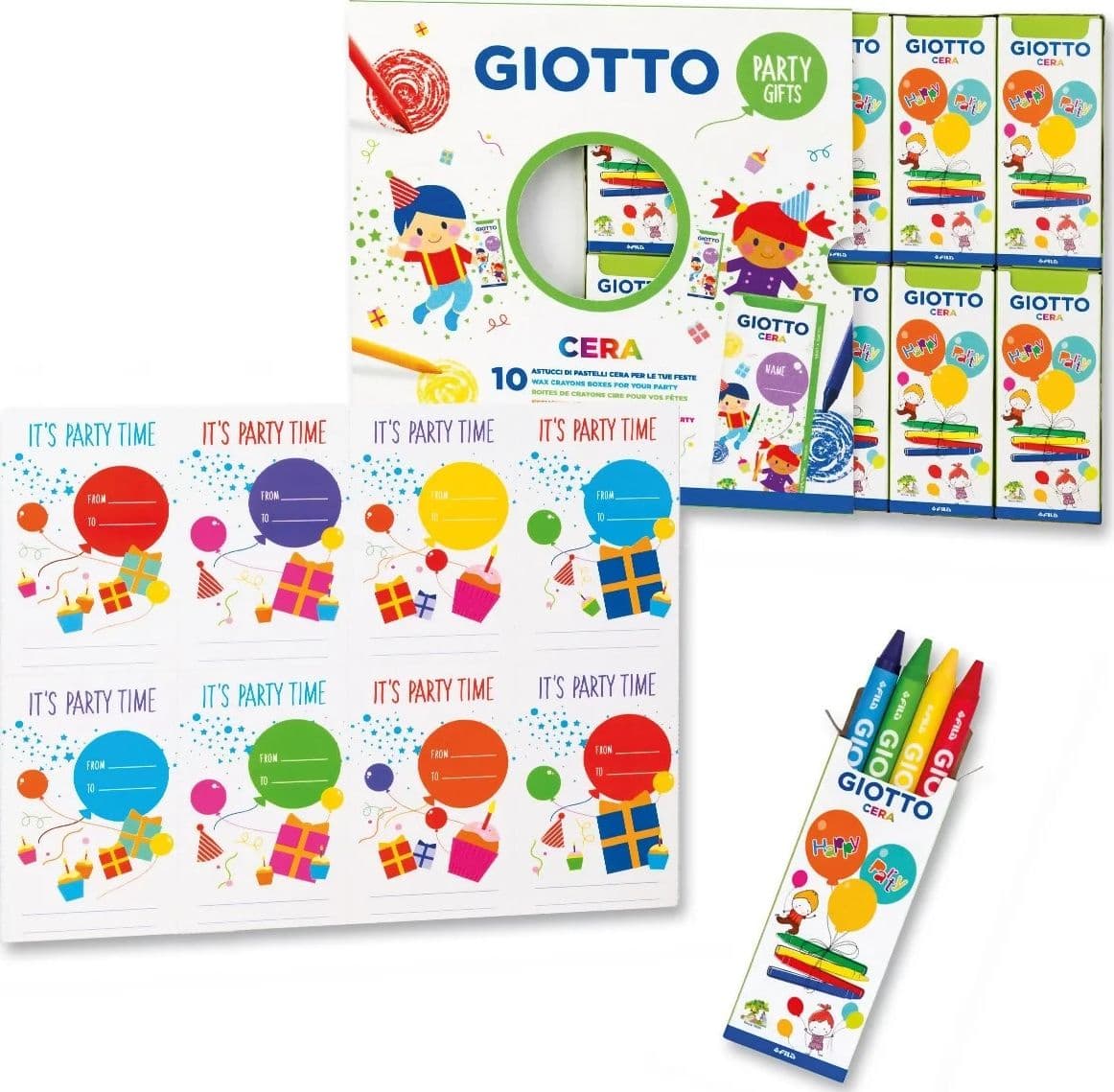 Giotto Mini Pencils Party Gifts 10 Astucci Regalo Da 6 Mini Matite Colorate Per Bambini in Acquarelli Cartoleria Soluzione - Milazzo, commercioVirtuoso.it