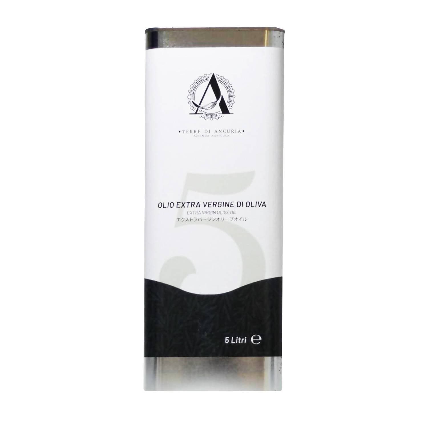 Olio di Oliva Extra Vergine EVO 5 Litri Olio Italiano Non Filtrato varietà Carboncella Lazio in D'oliva Terre di Ancuria - Fara in Sabina, commercioVirtuoso.it