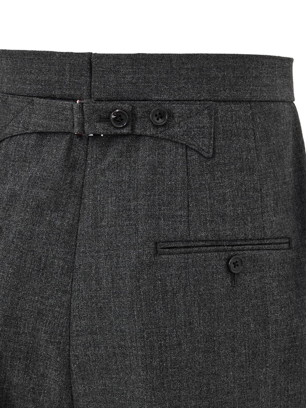 Thom Browne Pantaloni Sartoriali in Lana Grigia da uomo in Pantaloni Drestige - Casamassima, commercioVirtuoso.it