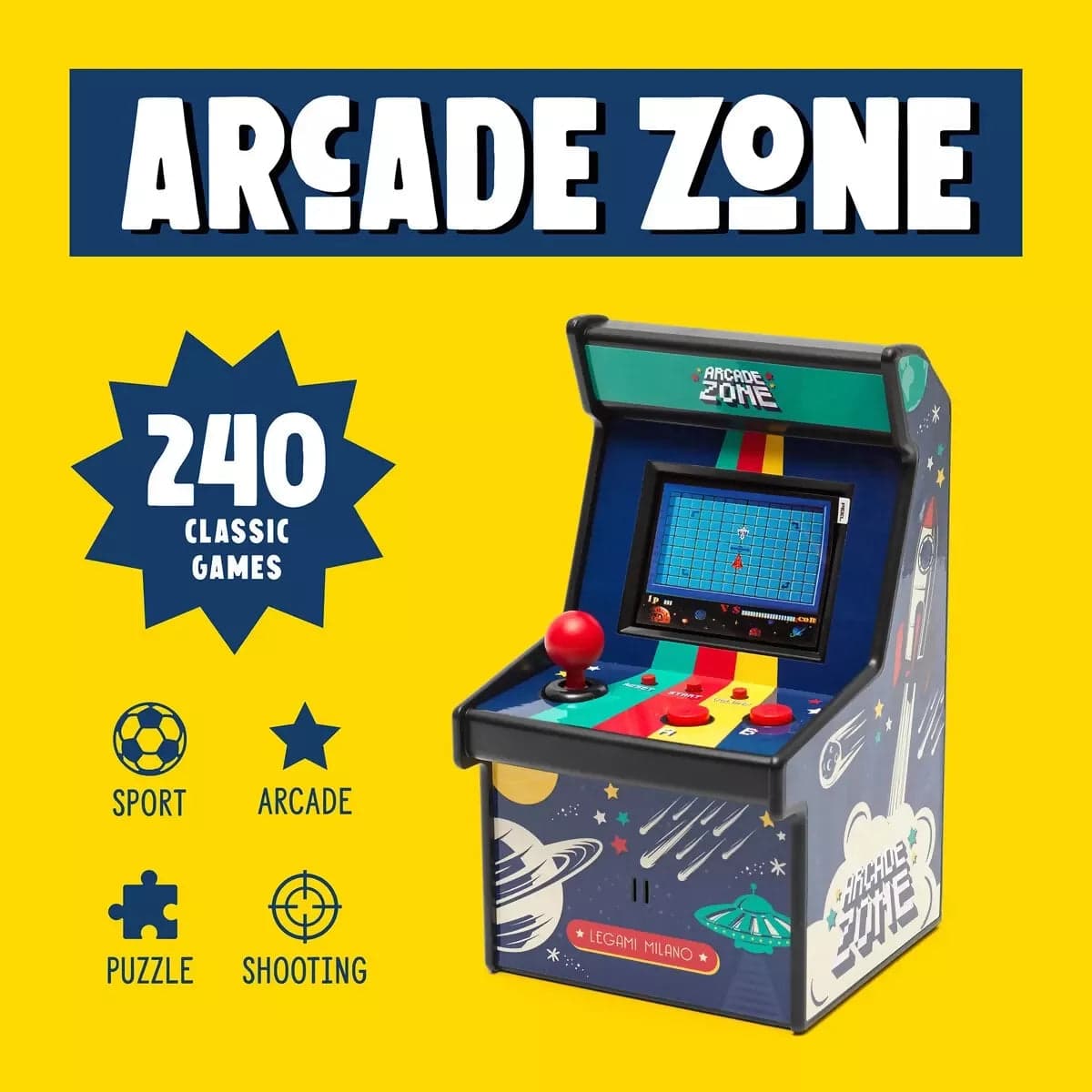 Mini Videogioco Arcade - Arcade Zone in Storia Cartoleria Deja Vu - Crotone, commercioVirtuoso.it
