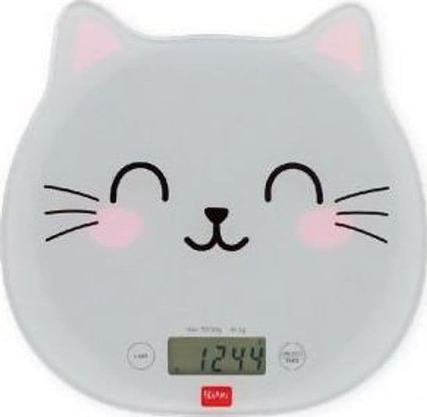 BILANCIA DA CUCINA DIGITALE - KITCHEN SCALE - KITTY - LEGAMI in Cesti regalo con alcolici Cartoleria Deja Vu - Crotone, commercioVirtuoso.it