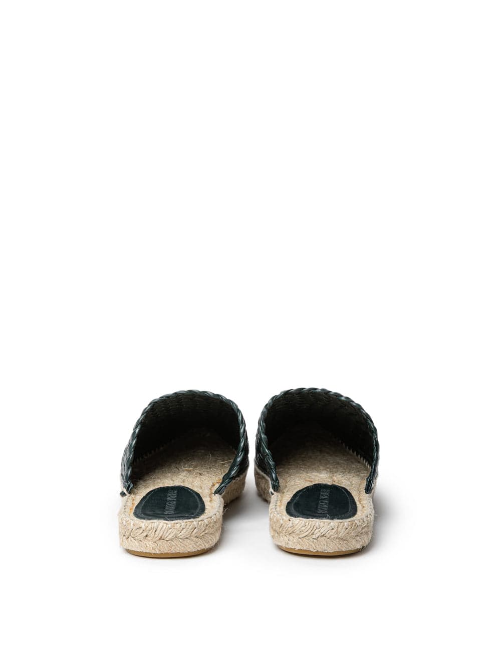 Bottega Veneta Espadrillas Lagoon con Intreccio in Verde Scuro da donna in Sandali moda Drestige - Casamassima, commercioVirtuoso.it