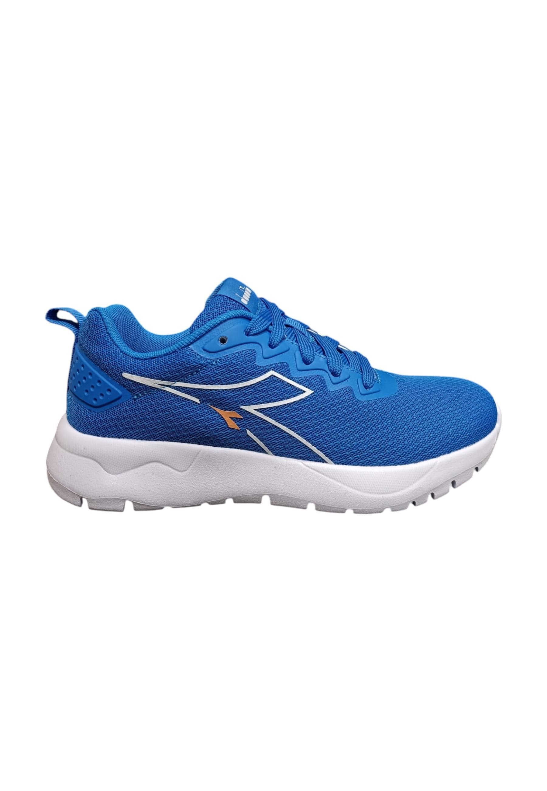 Scarpe sneakers Bambini e ragazzi Diadora evo run  azzurro-bianco laccio - 5