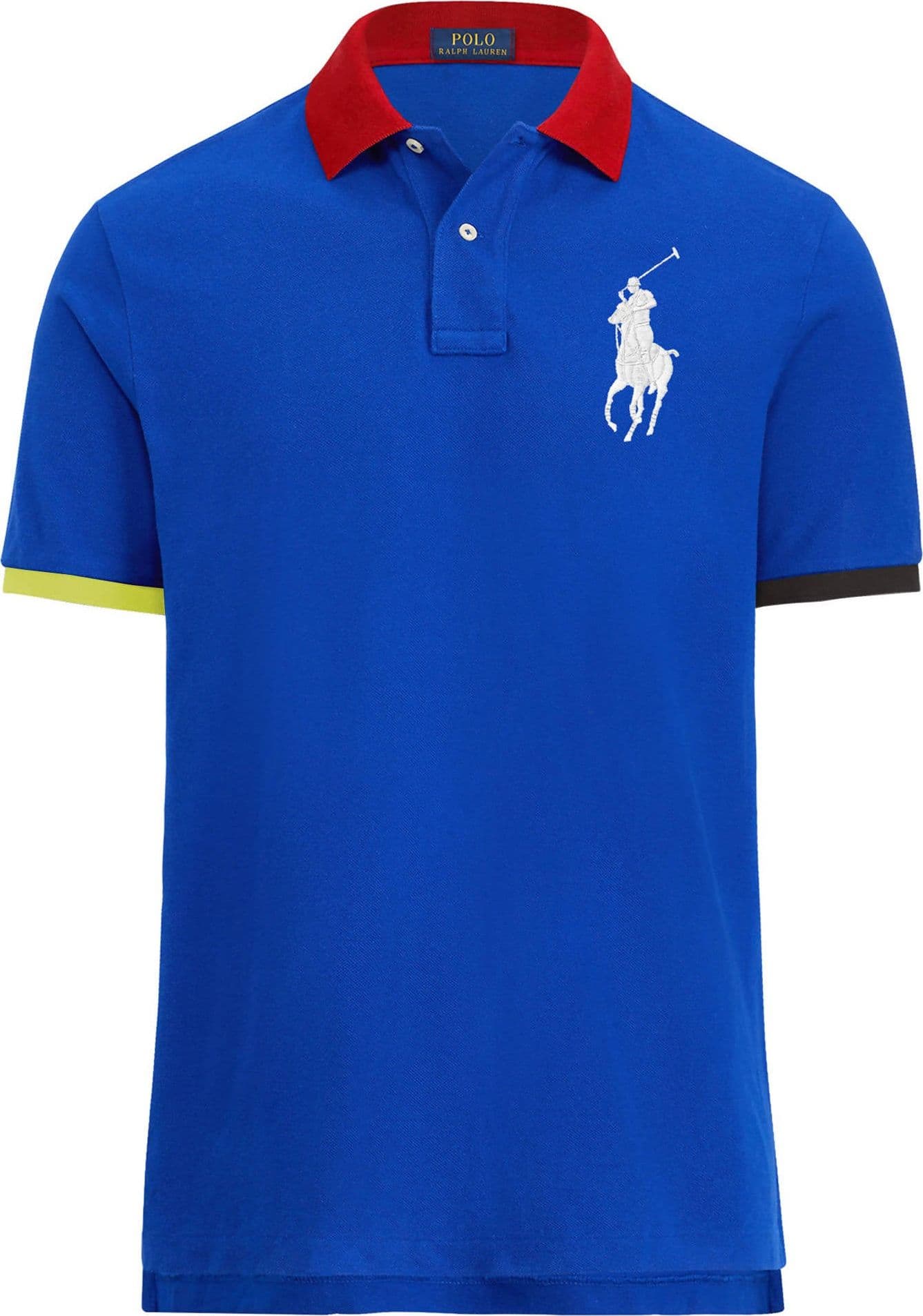 Ralph Lauren Polo Uomo Multi Colore Polo Colorata Custom Slim-Fit Mezze Maniche Maglia Polo Con Colletto Big Pony in Polo Euforia - Bronte, commercioVirtuoso.it