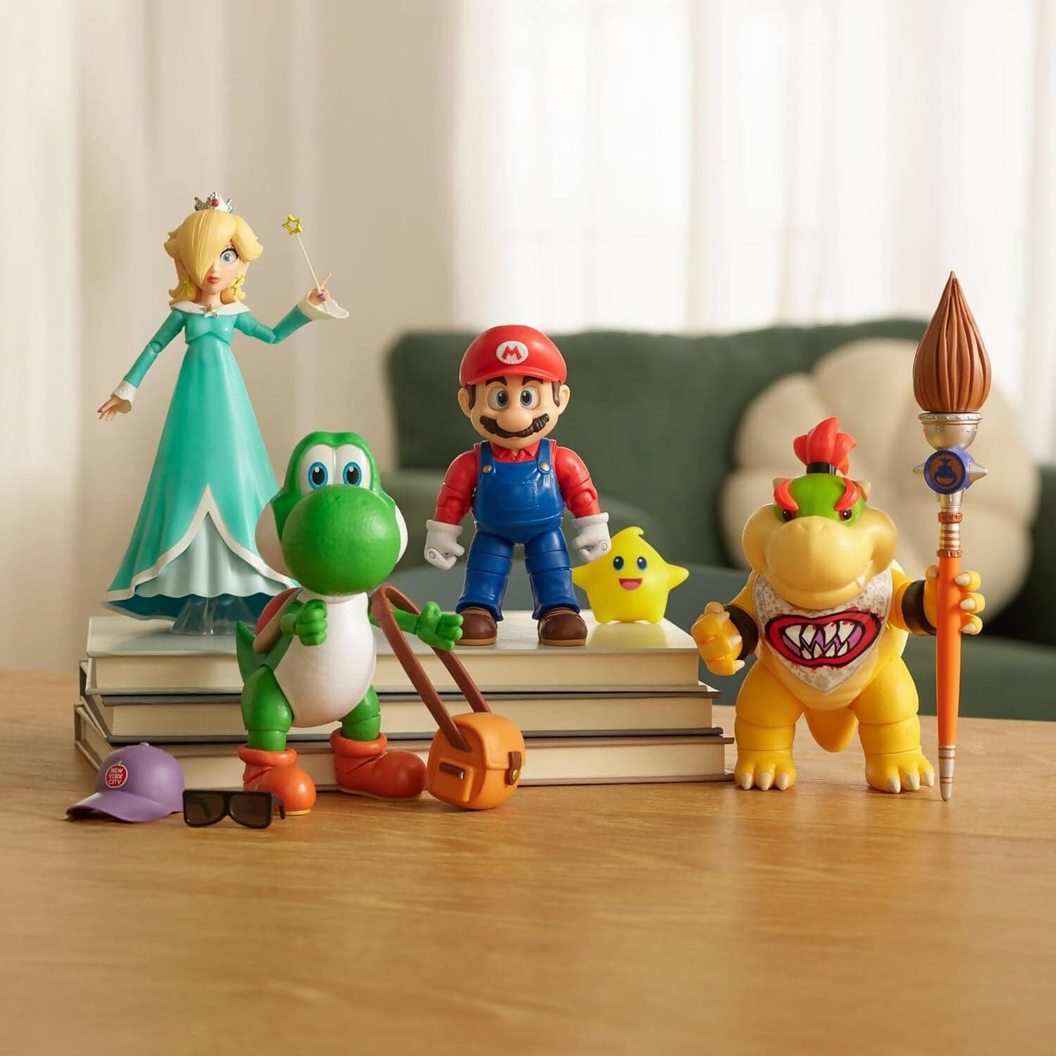 Action figure the super mario galaxy movie mario in Animali Cartoleria Deja Vu - Crotone, commercioVirtuoso.it