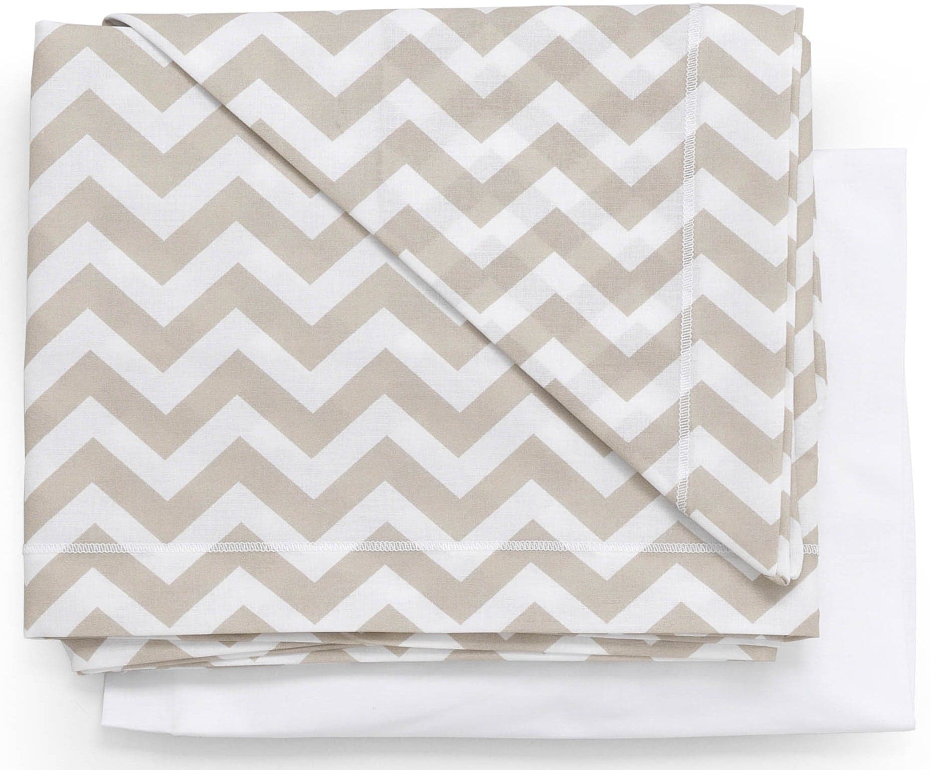 Set Lenzuola 3 pz Italbaby Zig Zag Tortora