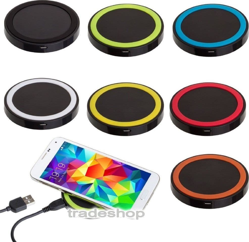 CARICABATTERIE WIRELESS A INDUZIONE SENZA FILI PER SMARTPHONE COMPATIBILI