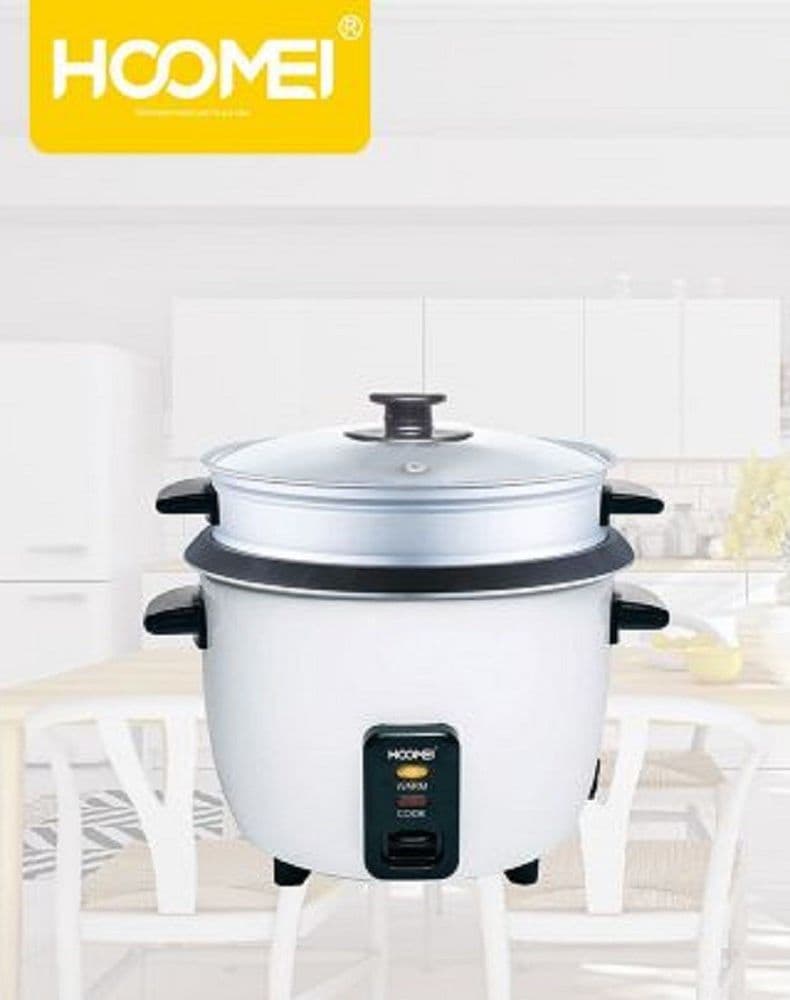 CUOCIRISO ELETTRICO 400W RISOTTIERA CON VASSOIO COTTURA VAPORE 1 LT CUOCI RISO