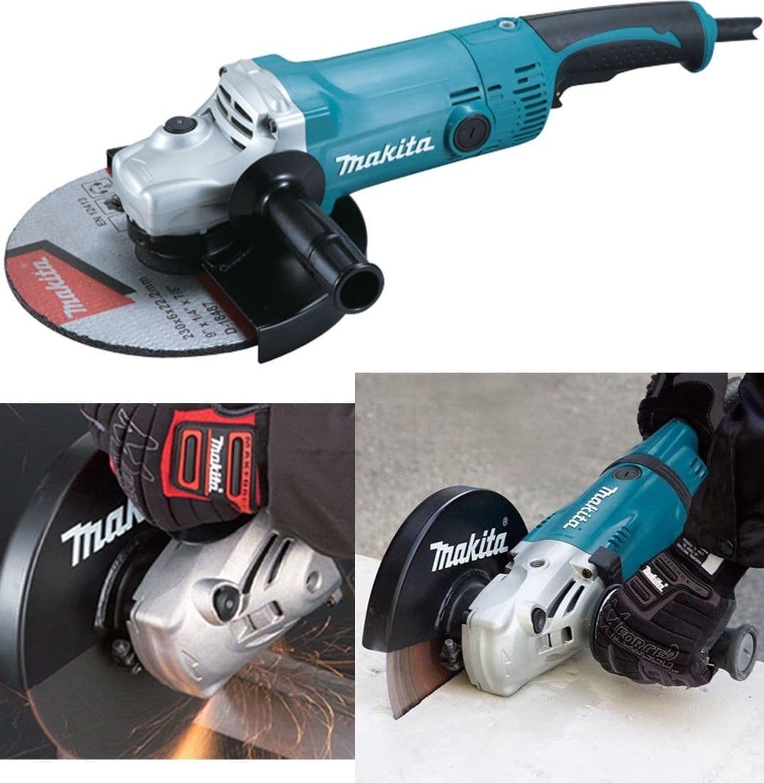 SMERIGLIATRICE ANGOLARE MAKITA FLEX GA9020 2200 WATT BLOCCO DISCO 230MM MOLA