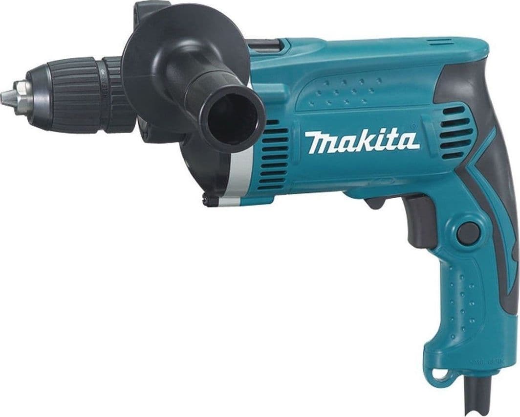 TRAPANO A PERCUSSIONE MAKITA HP1631 PROFESS. CON ACCESSORI + PUNTE + GIUBBINO