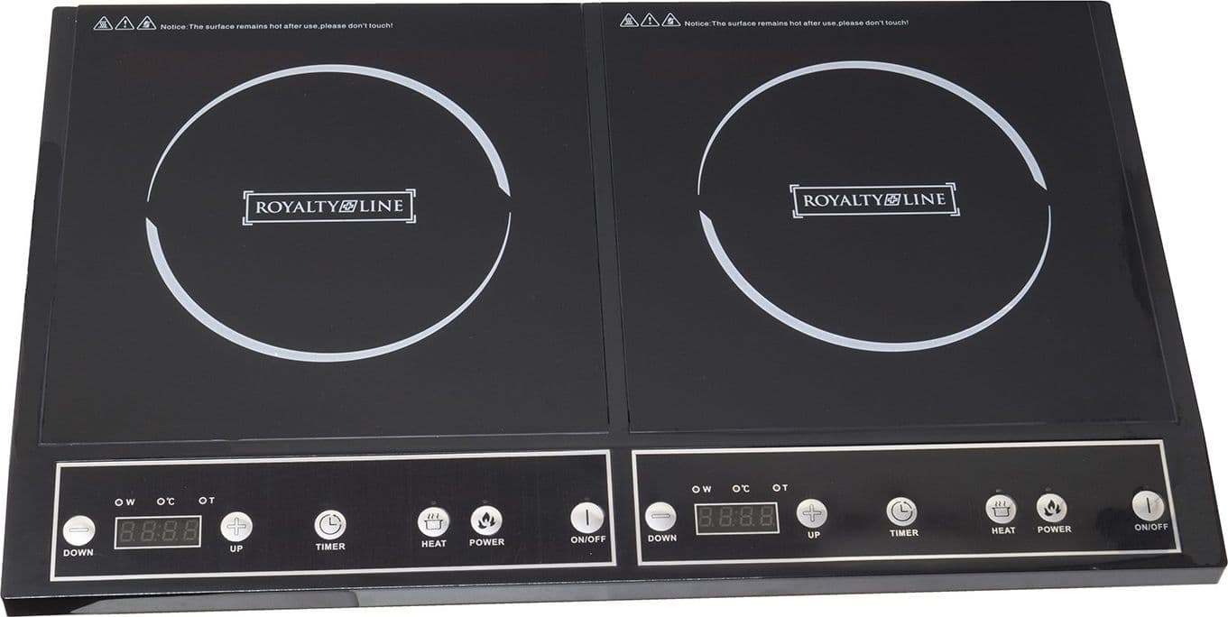 PIASTRA INDUZIONE 3400W DOPPIO 2 ZONE PIANO COTTURA FORNELLO ELETTRICO 270°