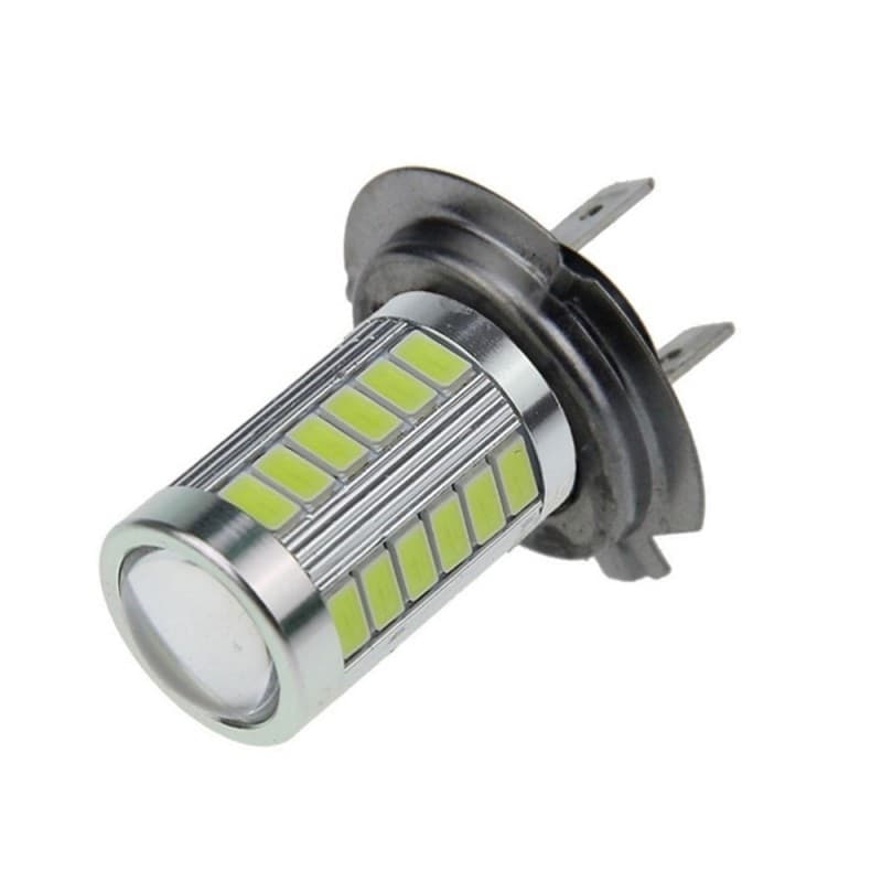 LAMPADA LUCI AUTO TUNING H7 10W BIANCO LIGHT 33 LED CANBUS FENDINEBBIA NEBBIA