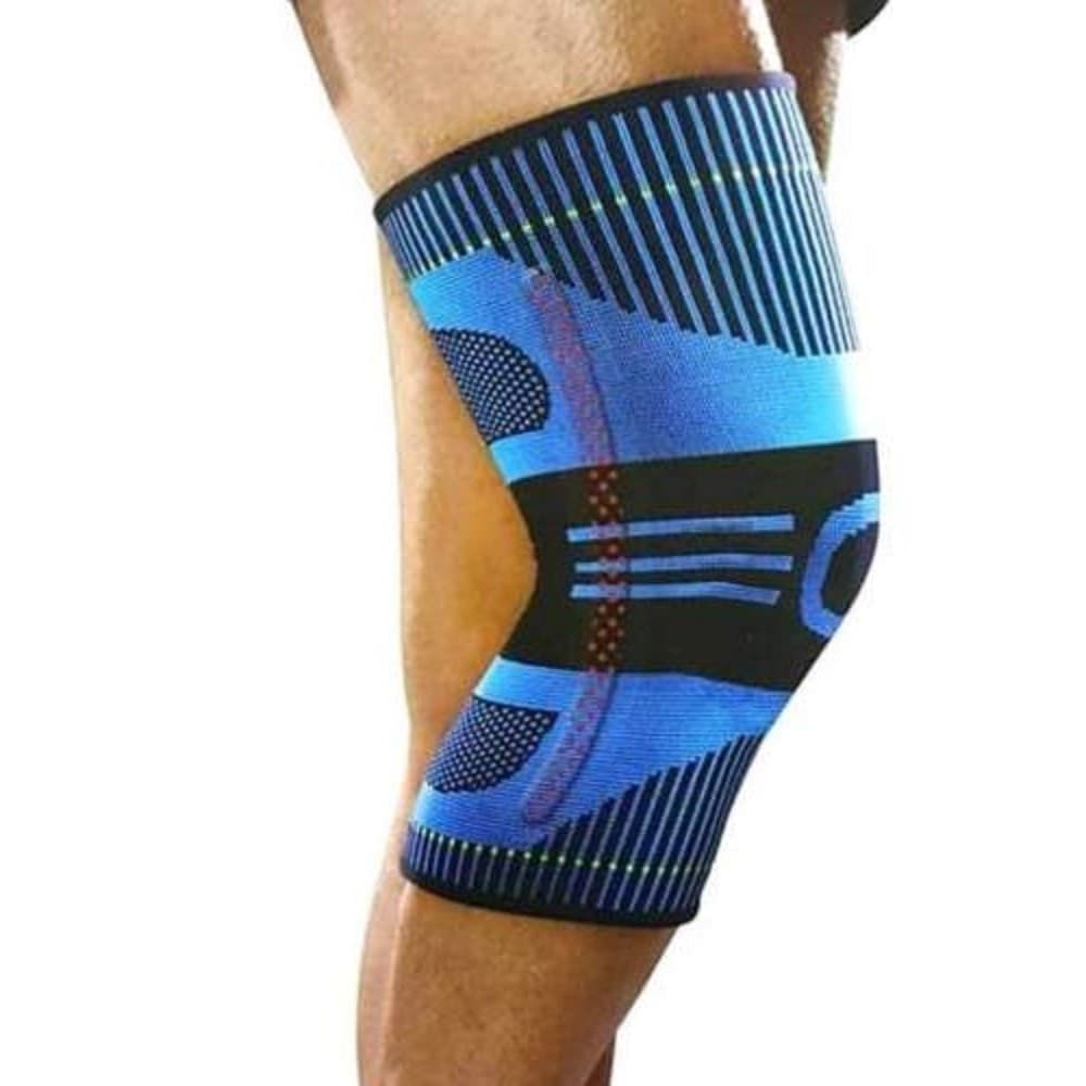 FASCIA GINOCCHIO GAMBA TUTORE GINOCCHIERA ELASTICA TRAUMI SUPPORTO