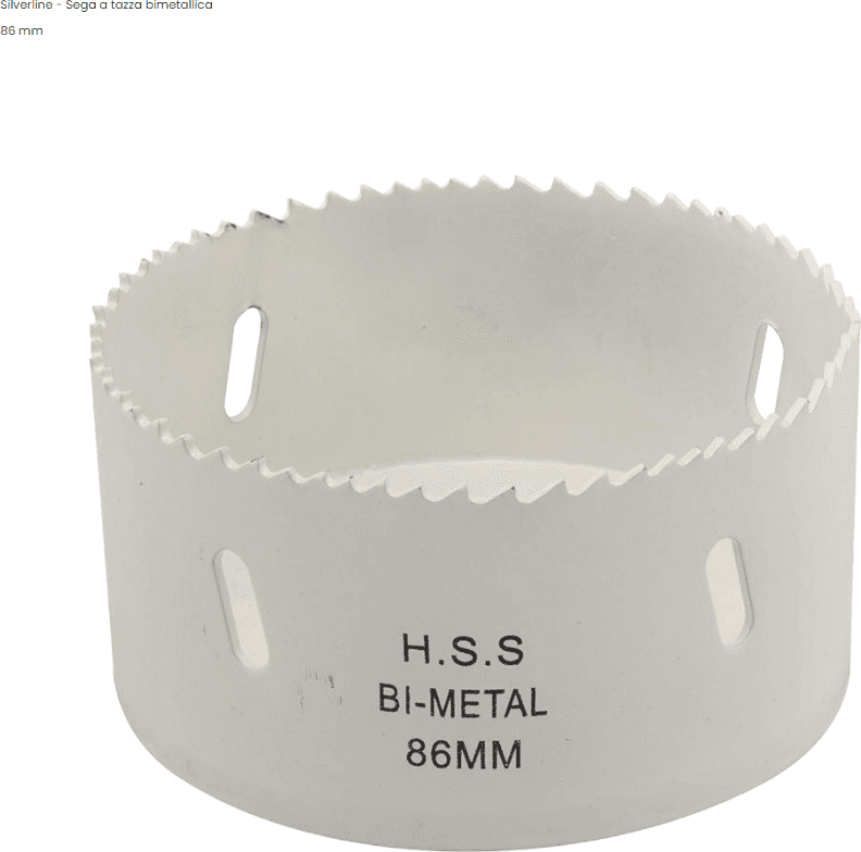 Fresa / Sega a tazza Silverline bimetallica multimateriale