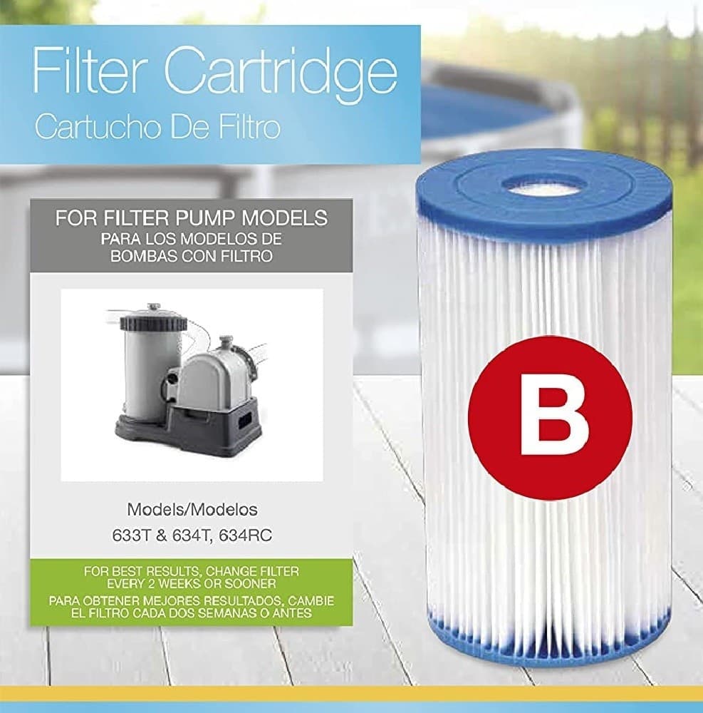CARTUCCIA FILTRO GRANDE TIPO B PER POMPE 9.463L/H RICAMBIO PULIZIA PISCINA 29005