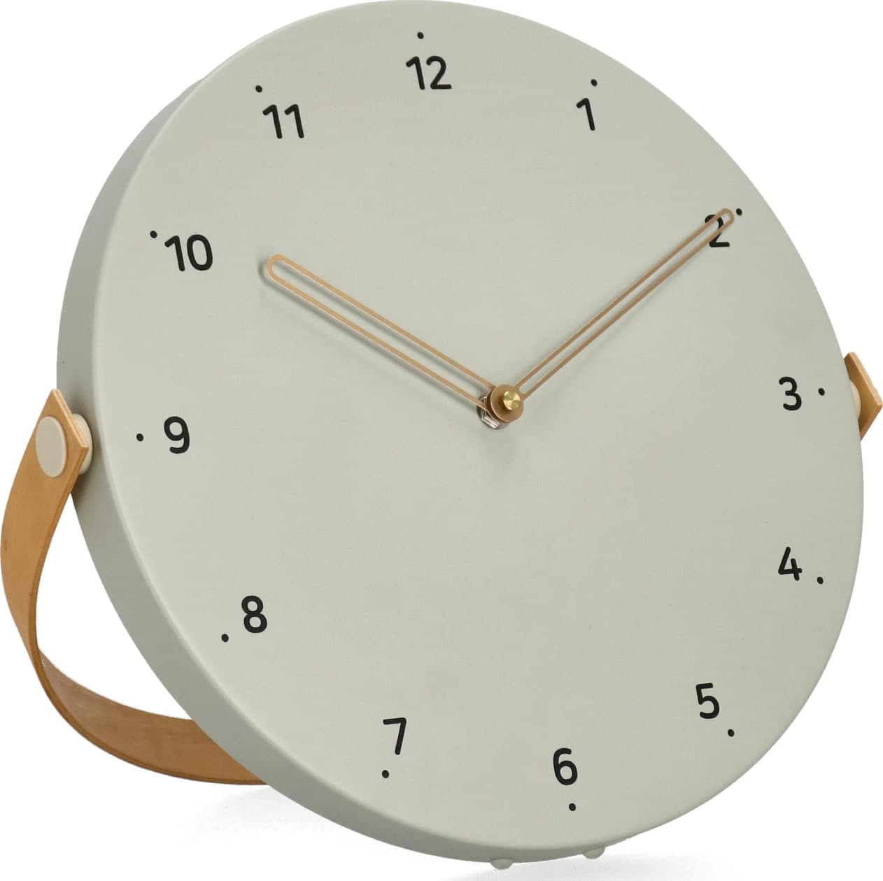 Orologio da parete "Josue" in metallo con manico Ø 32 cm in Orologi da parete Decor Space - Altamura, commercioVirtuoso.it