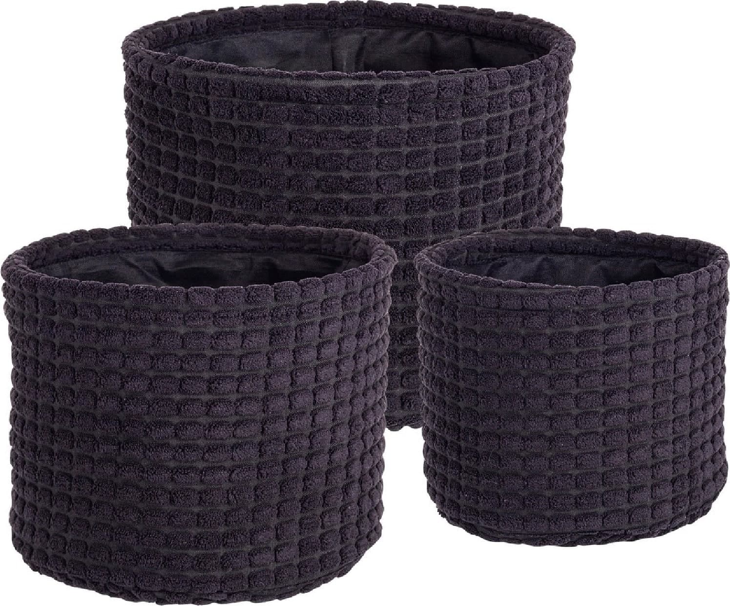 Set 3 porta oggetti "Nicky" alto in poliestere in Organizer per cassetti Decor Space - Altamura, commercioVirtuoso.it