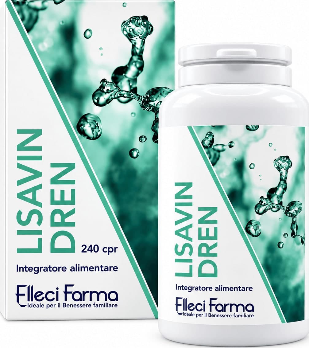 Elleci farma drenante forte dimagrante - bromelina forte drenante, integratori per dimagrire, detossina e brucia grassi, formula potente per sostegno al metabolismo e perdita peso 240cpr