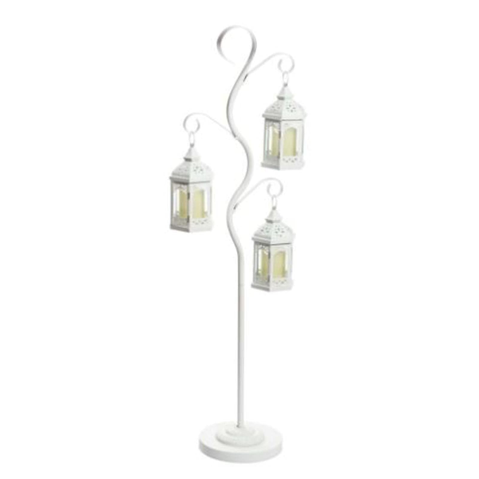 PIANTANA PIANTANE PORTA LANTERNA H 125 CM LANTERNE LAMPADA ESTERNO ARREDAMENTO GIARDINO