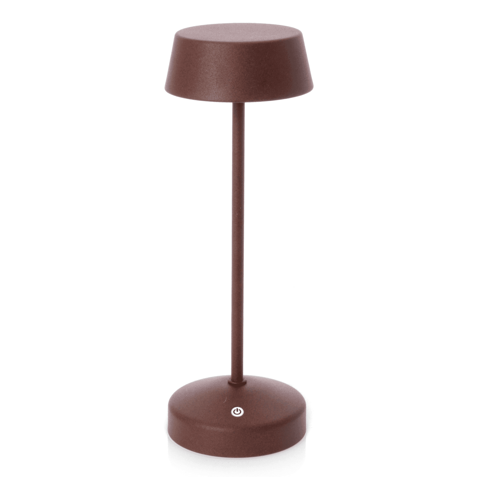 Lampada tavolo a led in metallo ricaricabile uso interno ed esterno h 33 cm in Lanterne Decor Space - Altamura, commercioVirtuoso.it