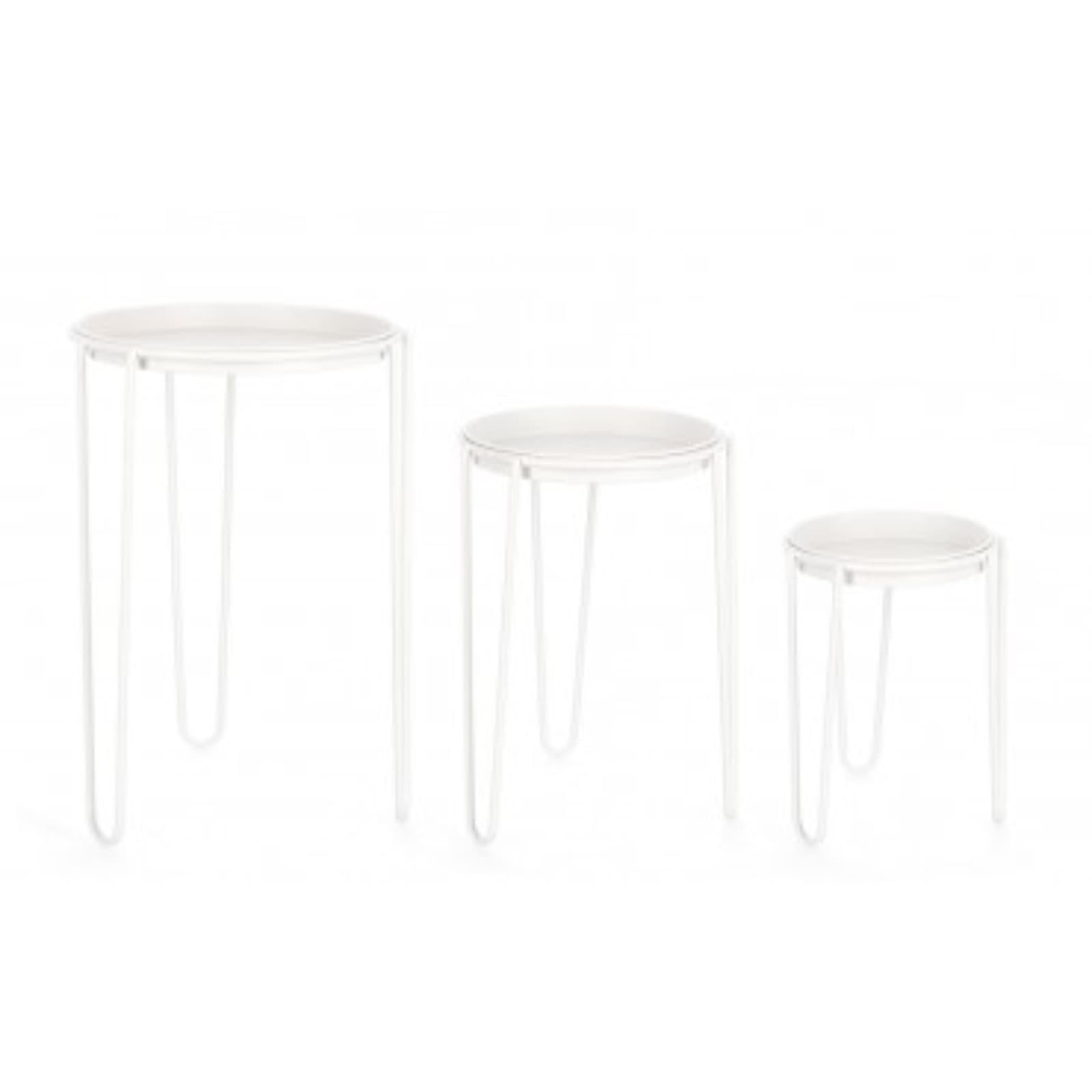 Set 3 Porta Fiore Madelyn Tondo per uso interno ed esterno. in Portavasi Decor Space - Altamura, commercioVirtuoso.it