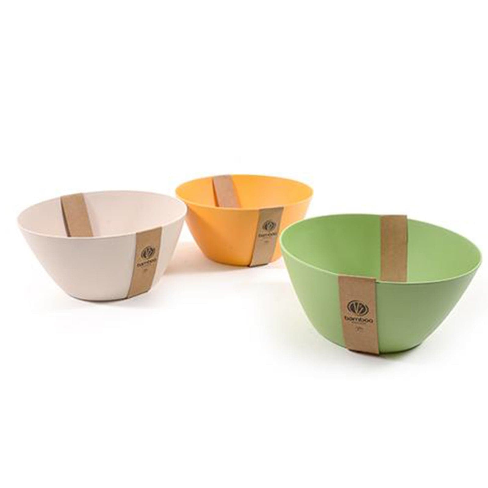 Ciotola scodella in fibra di Bamboo da cucina ''SAVE THE PLANET''.
