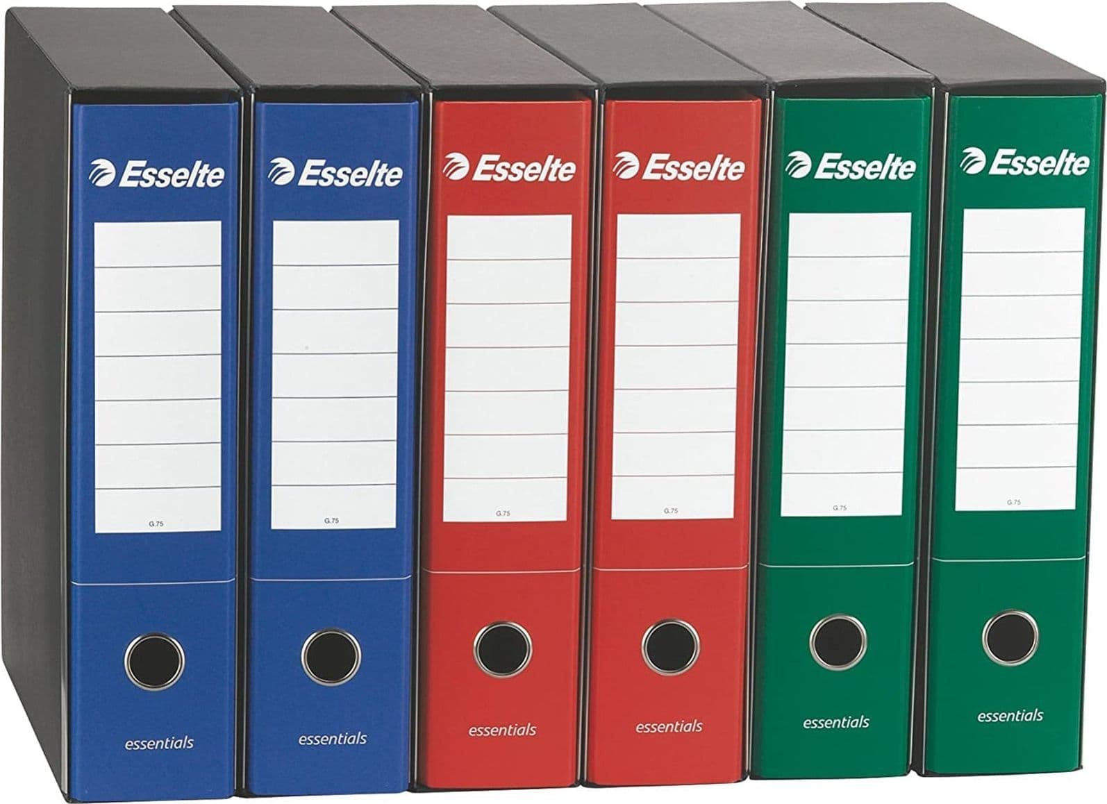 Raccoglitore ad anelli A4 "Essentials" faldone per ufficio con meccanismo a scatto dorso da 8 cm 85 gr in Bandierine da tavolo Decor Space - Altamura, commercioVirtuoso.it