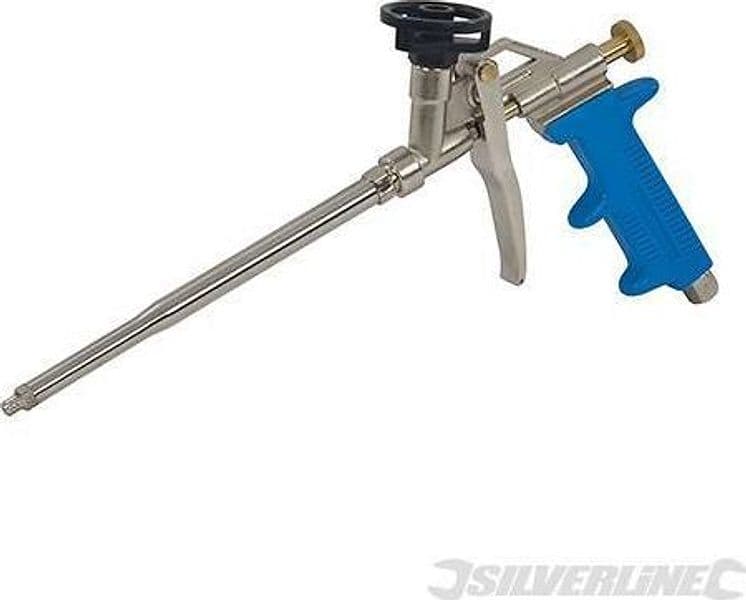 Silverline pistola per schiuma poliuretanica con ugello in acciaio Prezzo