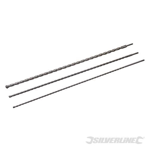Set 3pz Punte SDS+ per Muratura 1000mm 12, 16, 24 Silverline Silverline