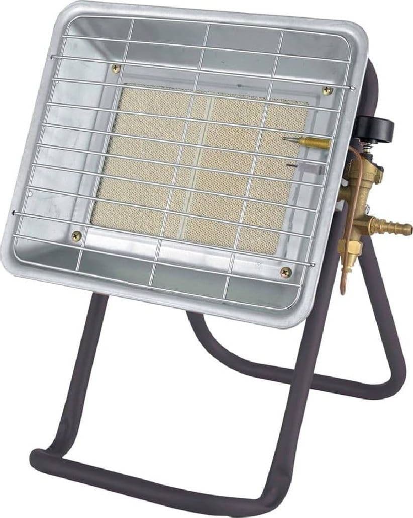 Stufa a gas a pannello infrarossi con supporto per posizionamento a pavimento in Stufe elettriche Decor Space - Altamura, commercioVirtuoso.it