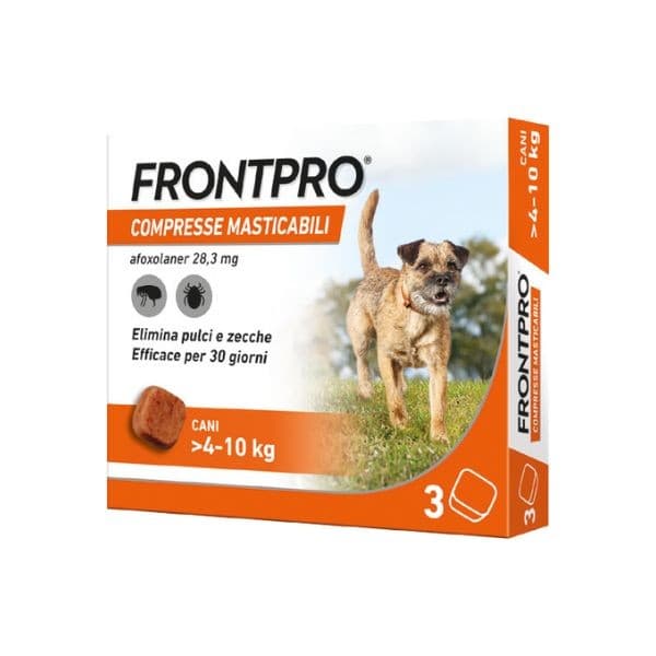 Frontpro Compresse Masticabili 28,3 mg per Cani da 4 - 10 kg