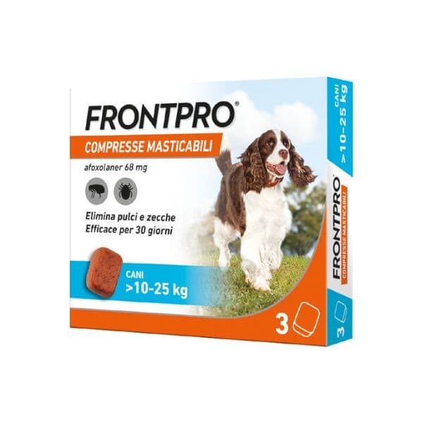 Frontpro Compresse Masticabili 68 mg per Cani da 10 - 25 kg