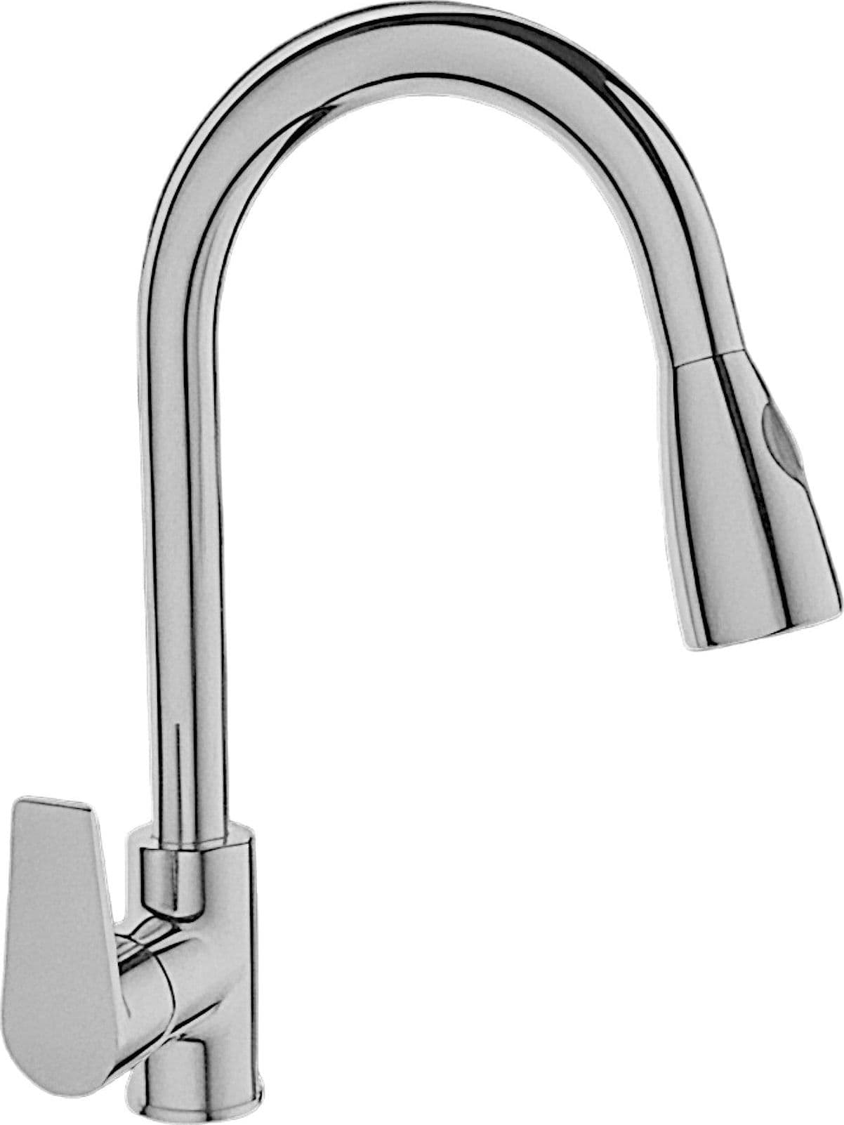 Miscelatore per lavello doccetta estraibile completo