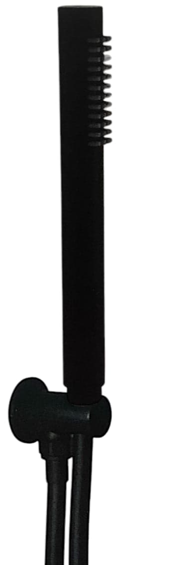 Set doccia nero opaco completo